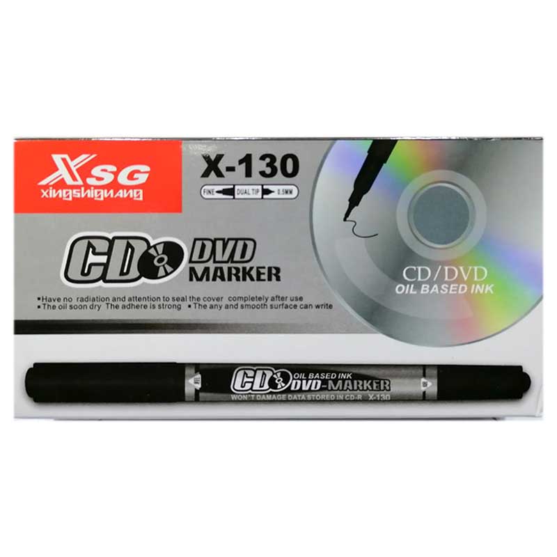 ماژیک سی دی دو سر مدل XSG کد X-130